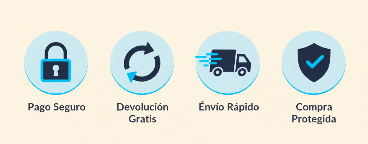 Insignias de confianza con colores del tema